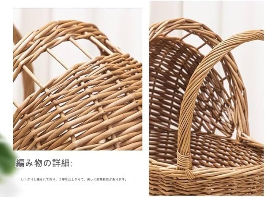 ベビーカー　手押し車　藤製　ステンレス　と　アルミ　フレム　ブレーキ付　昭和… ベビーカー 手押し車 藤製 ステンレス と アルミ フレム